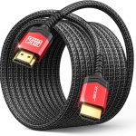 JSAUX 8K HDMI Cables Red 25ft-0