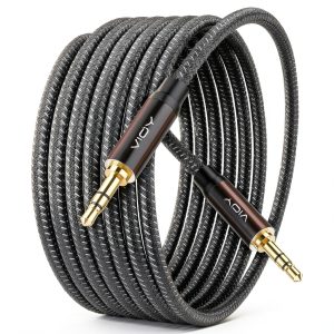 VIOY 3.5mm Male to Male Aux Cable Braided 20FT-0
