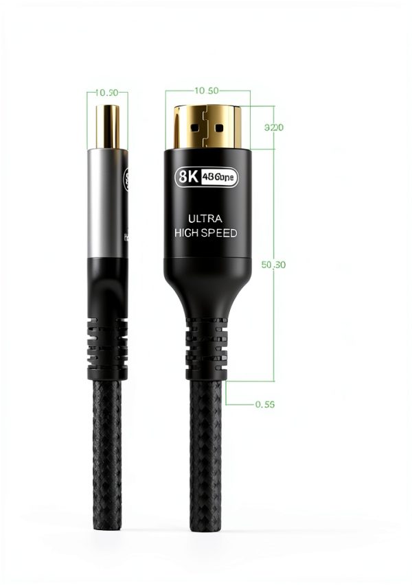 Adauxter Ultra High Speed HDMI Cable 48Gbps Braided-2
