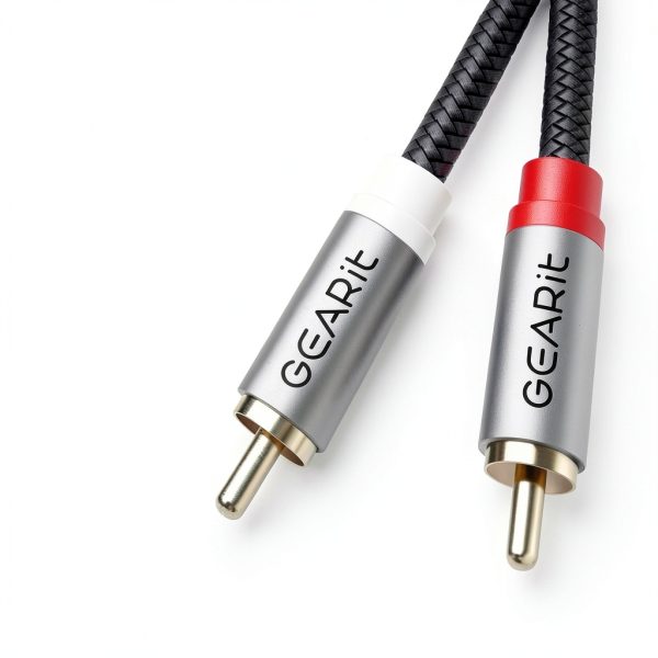 GEARit RCA Cables Gray 15 Feet-5