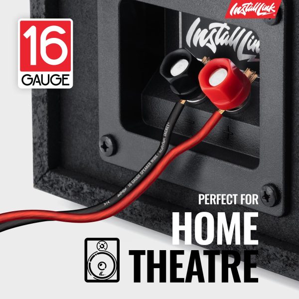 Install Link Speaker Wire 16 Gauge Copper Clad Aluminum-1
