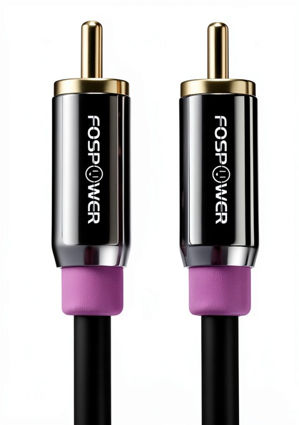 FosPower Subwoofer RCA Audio Cable 15 Feet-0