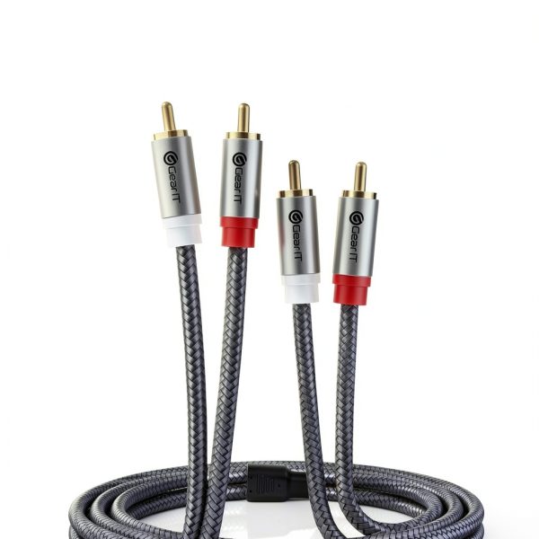 GEARit RCA Cables Gray 15 Feet-7