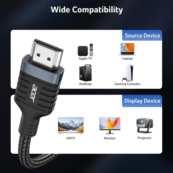 acer 8K HDMI Cable 48Gbps Ultra High Speed-8