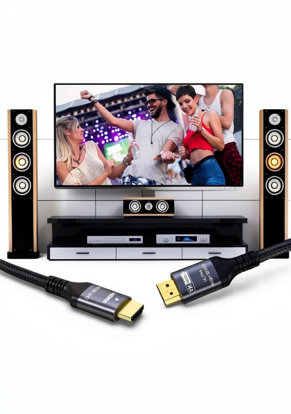 Adauxter Ultra High Speed HDMI Cable 48Gbps Braided-5