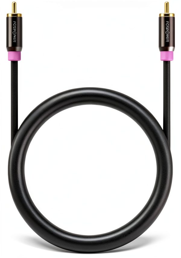 FosPower Subwoofer RCA Audio Cable 15 Feet-3