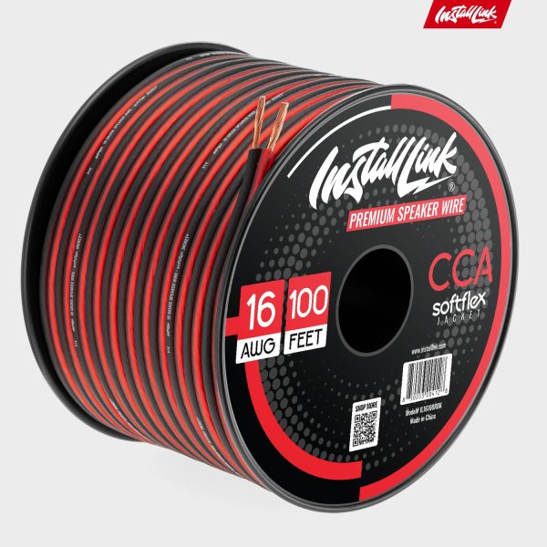 Install Link Speaker Wire 16 Gauge Copper Clad Aluminum-8