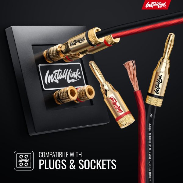 Install Link Speaker Wire 16 Gauge Copper Clad Aluminum-4