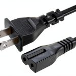 LORDTRONICS Polarized Power Cords 3FT Black-0