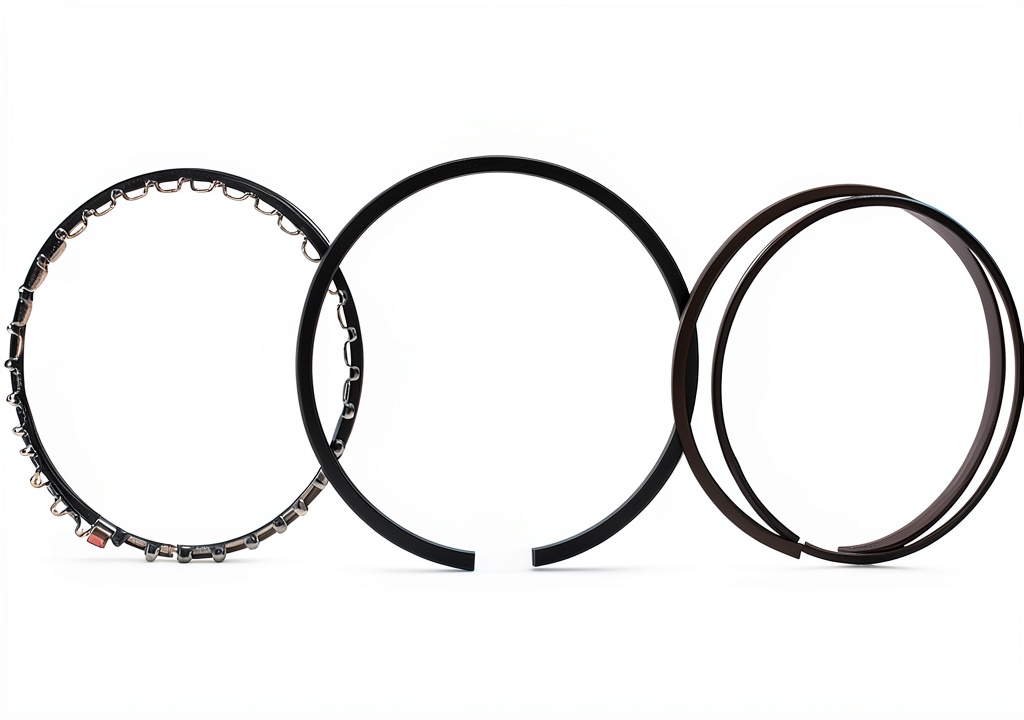 Installing Total Seal T0690 30 Heavy Duty piston ring on a workbench with tools laid out