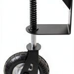 Barrette Outdoor Living Heavy Duty Gate Wheel Powder Coated Steel-0
