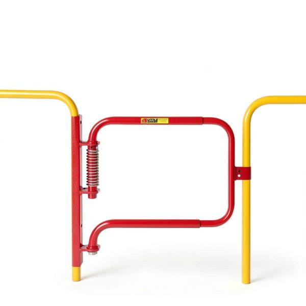 Little Giant Red Adjustable Spring Safety Gate SGS-R 24x24 Deck Gate-3