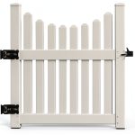 Vinyl Cottage Picket Gate 48.5" Wide by Vita Durable BPA-Free Vinyl-0