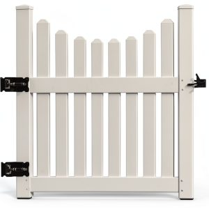 Vinyl Cottage Picket Gate 48.5" Wide by Vita Durable BPA-Free Vinyl-0