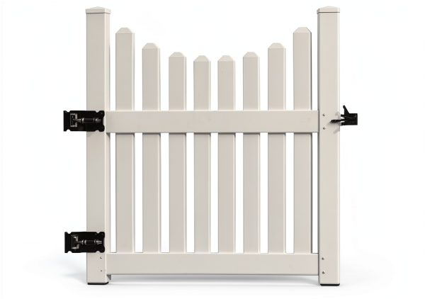 Vinyl Cottage Picket Gate 48.5" Wide by Vita Durable BPA-Free Vinyl-0