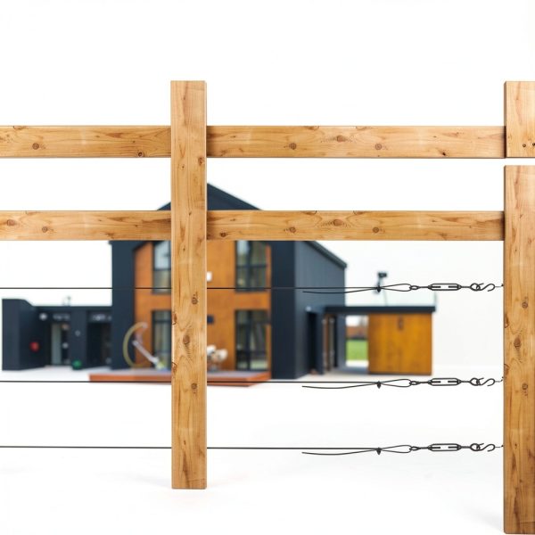 Anti Sag Gate Kit Dreamxiang Stainless Steel Fence Support Cable Black-6