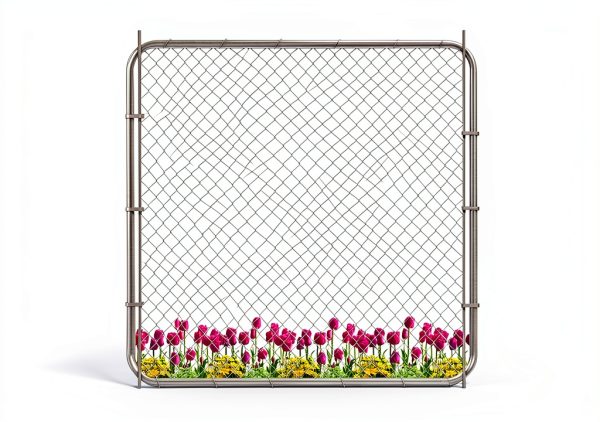 Adjustable Chain Link Fence Gate Kit,Rust-Resistant Galvanized Garden Gate for Outside,Durable Outdoor Gate for Garden Fence, Pathways, Yards, and Driveways, 26"-72" Wide x 5' High-0