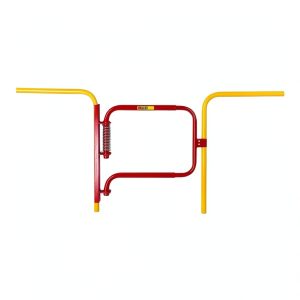 Little Giant Red Adjustable Spring Safety Gate SGS-R 24x24 Deck Gate-0