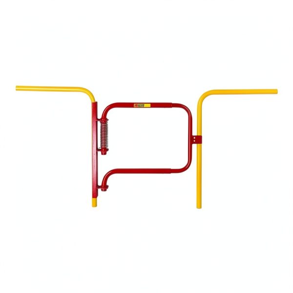 Little Giant Red Adjustable Spring Safety Gate SGS-R 24x24 Deck Gate-0