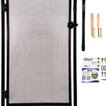 All Safe Pool Fence Door Gate Kit - 4-Foot Black Self-Closing Pool Gate for Decks, Lockable & Easy DIY Installation - Safety Swimming Pool Gate for Kids & Inground Pool Fencing, Durable U-Safe Frame-0