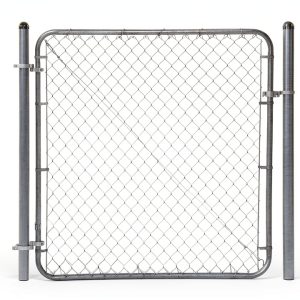Adjust-A-Gate Chain Link Fence Gate Kit - Steel, 24-72" Silver-0