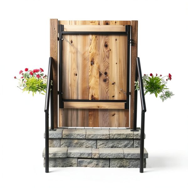 Adjust A Gate wide steel gate kit corrosion resistant full frame-6