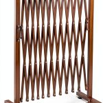 Aluminum Expandable Garden Fence TECSPACE Gate Casters 130×15×41 in-0