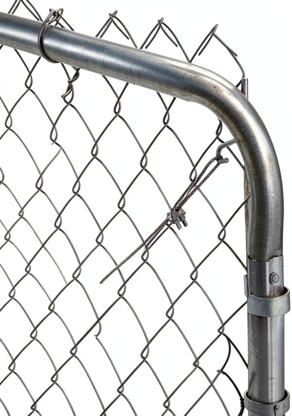 Adjust-A-Gate Chain Link Fence Gate Kit - Steel, 24-72" Silver-8