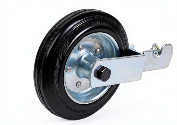 Mofeez Gate Wheel for Metal Swing Gate with 1-5/8" Thru 2" Gate Frames, Gate Support Wheel for Chain Link Fence, Prevent Gate from Dragging-2