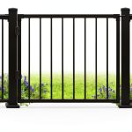 Deck Fence Gate Outdoor SunCrafts Duty Steel 32H Adjustable up to 48-0