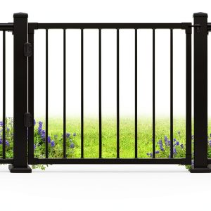 Deck Fence Gate Outdoor SunCrafts Duty Steel 32H Adjustable up to 48-0